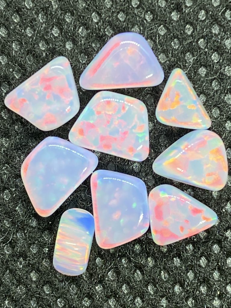 Pink Tumbled Opal Gram