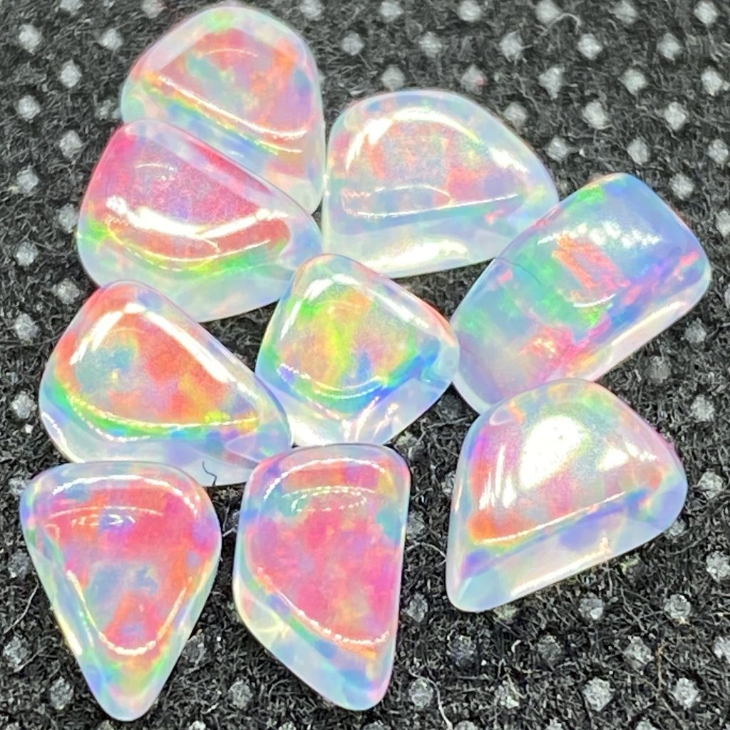 Red Water Tumbled Opal Gram